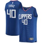 Ivica Zubac LA Clippers  2021/22 Fast Break Replica Jersey - Icon Edition - Royal