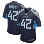 Caleb Murphy Tennessee Titans Team Game Jersey -  Navy