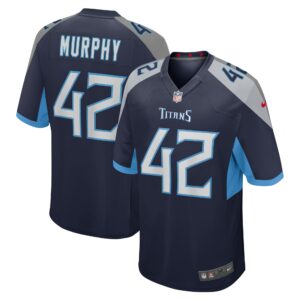 Caleb Murphy Tennessee Titans Team Game Jersey -  Navy