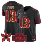 Brock Purdy #13 San Francisco 49ers Rivalries x Stranger Things Vapor Limited Jersey - All Stitched