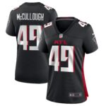 Liam McCullough Atlanta Falcons Women's Team Game Jersey -  Black
