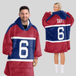 Adult J.D 6 New York G Football Unisex Blanket Hoodie