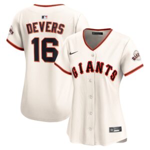 Women's San Francisco Giants Rafael Devers #16 Cream Home Limited Player Jersey
