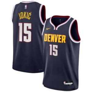 Nikola Jokic Denver Nuggets Youth Swingman Jersey - Icon Edition - Navy