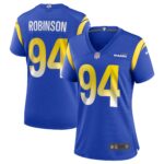 A'Shawn Robinson Los Angeles Rams  Women's Game Jersey - Royal