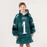 Kid J.H 1 Philadelphia Football Unisex Blanket Hoodie