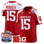 Fernando Mendoza #15 Ndiana Hoosiers IH 2026 Peach Bowl Vapor Limited Jersey - All Stitched