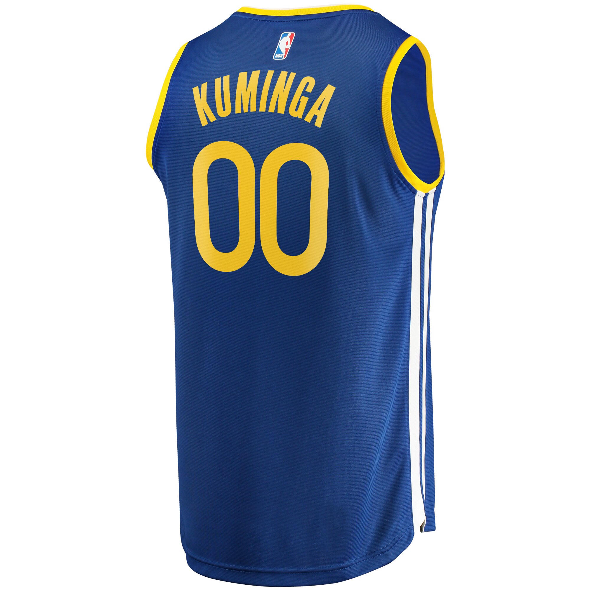 Jonathan Kuminga Golden State Warriors 2021/22 Fast Break Replica Jersey - Icon Edition - Royal - Image 3