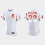 Men's San Francisco Giants #23 Joc Pederson 2021 City Connect White Jersey