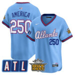 America #250 Atlanta Braves 2026 City Connect x Outkast Vapor Premier Limited Jersey - All Stitched