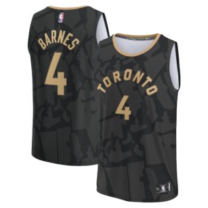Scottie Barnes Toronto Raptors  2022/23 Fastbreak Jersey - City Edition - Black