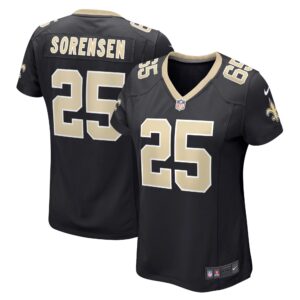 Daniel Sorensen New Orleans Saints Women's Player Game Jersey - Black