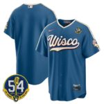 Team Milwaukee Brewers 54 Seasons for Brewers 2026 City Connect Stadium Jersey - Mineral Blue