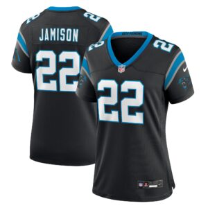 D'Shawn Jamison Carolina Panthers Women's Team Game Jersey -  Black