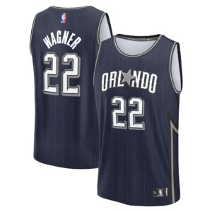 Youth Orlando Magic Franz Wagner  Navy 2023/24 Fast Break Jersey - City Edition