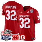 Anthony Thompson #32 Ndiana Hoosiers IH 2026 Peach Bowl Vapor Limited Jersey - All Stitched