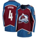 Bowen Byram Colorado Avalanche Women's Home Breakaway Player Jersey - Burgundy