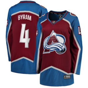 Bowen Byram Colorado Avalanche Women's Home Breakaway Player Jersey - Burgundy