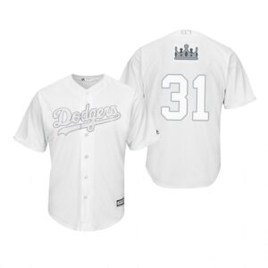 Los Angeles Dodgers Joc Pederson White 2019 Players Weekend Jersey