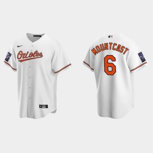 Men's Baltimore Orioles #6 Ryan Mountcastle 2021 All-Star Game Home Cool Base Jersey - White
