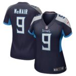 Steve McNair Tennessee Titans Women's Game Retired Player Jersey - Navy