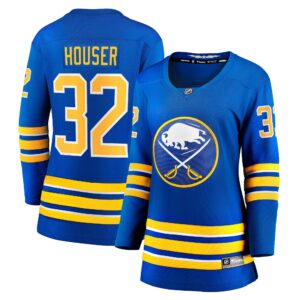 Michael Houser Buffalo Sabres Women's Home Breakaway Jersey - Royal