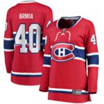 Joel Armia Montreal Canadiens Women's Home Breakaway Player Jersey - Red