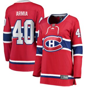 Joel Armia Montreal Canadiens Women's Home Breakaway Player Jersey - Red