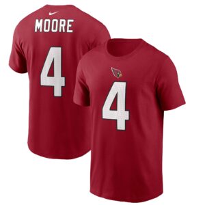 Men's Rondale Moore Cardinal Arizona Cardinals 2021 Draft Pick Player Name & Number T-Shirt