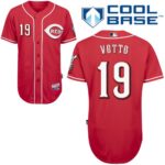 Cincinnati Reds #19 Joey Votto Red Cool Base Stitched Jersey