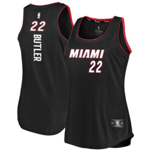 Jimmy Butler Miami Heat  Women's 2019/20 Fast Break Team Tank Jersey - Icon Edition - Black