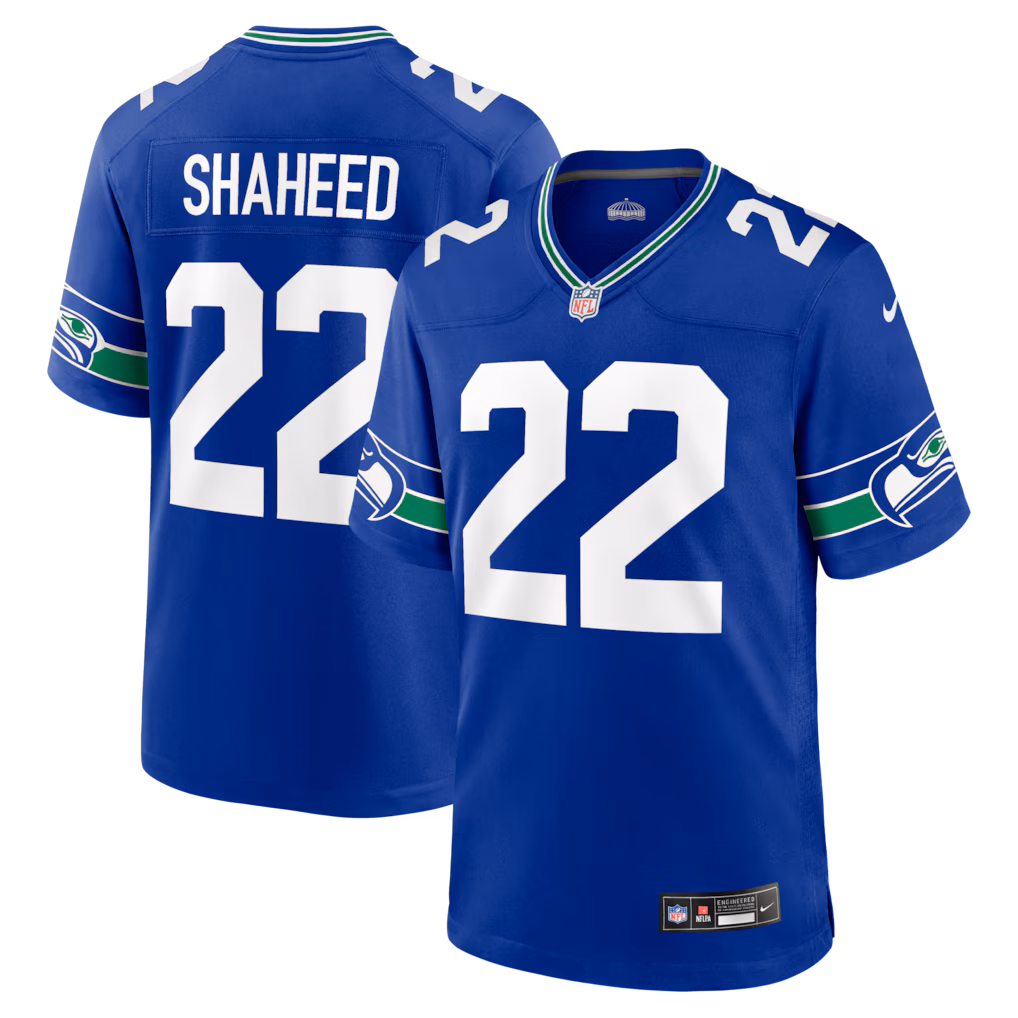 Rashid Shaheed #22 Seattle Seahawks Royal Alternate Game Jersey