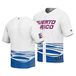 Puerto Rico 2023 World Baseball Classic Men's Jersey White