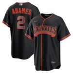 Willy Adames #2 San Francisco Giants Alternate Replica Jersey - Black