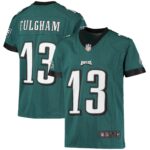 Travis Fulgham Philadelphia Eagles  Youth Game Jersey - Midnight Green