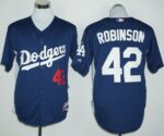 Los Angeles Dodgers #42 Jackie Robinson Navy Blue Cooperstown Stitched Jersey