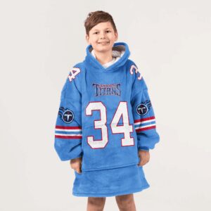 Kid E.C 34 Tennessee Football Unisex Blanket Hoodie