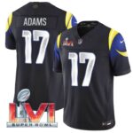 Davante Adams #17 Los Angeles Rams 2025 Rivalries Collection Limited Jersey - Midnight Blue