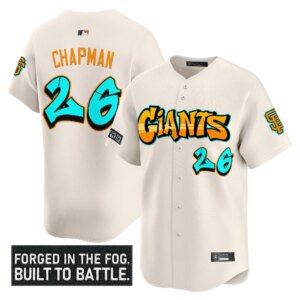 Matt Chapman #26 San Francisco Giants Graffiti Fog City Drop Vapor Premier Limited Jersey - All Cream