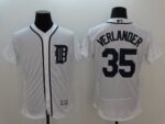 Detroit Tigers #35 Justin Verlander White Flexbase Collection Stitched Jersey