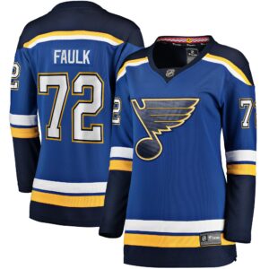 Justin Faulk St.Louis Blues Women's Home Breakaway Player Jersey - Blue