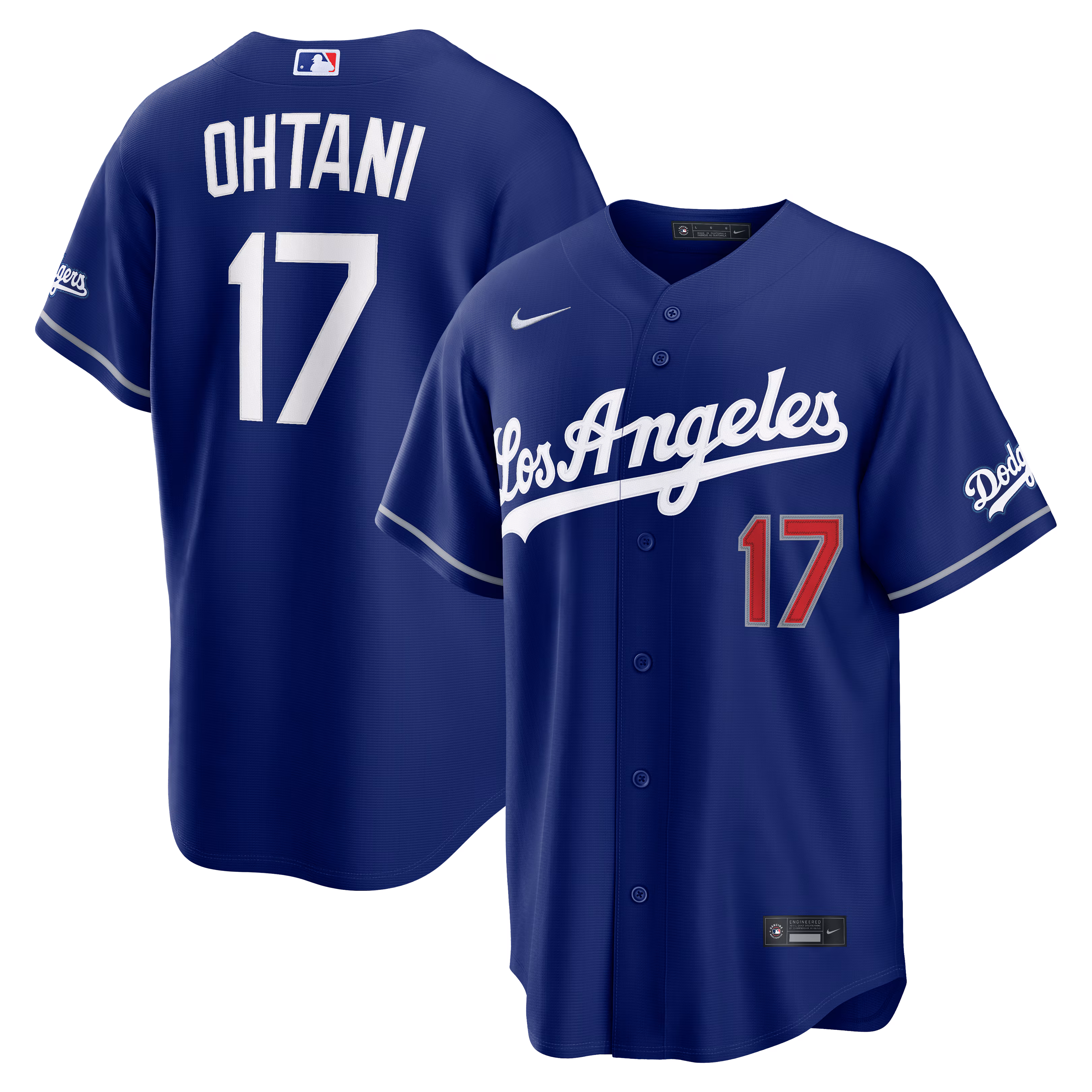 Los Angeles Dodgers Shohei Ohtani #17 Royal Alternate Stadium Jersey
