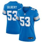 DaRon Gilbert Detroit Lions Women's Game Jersey -  Blue