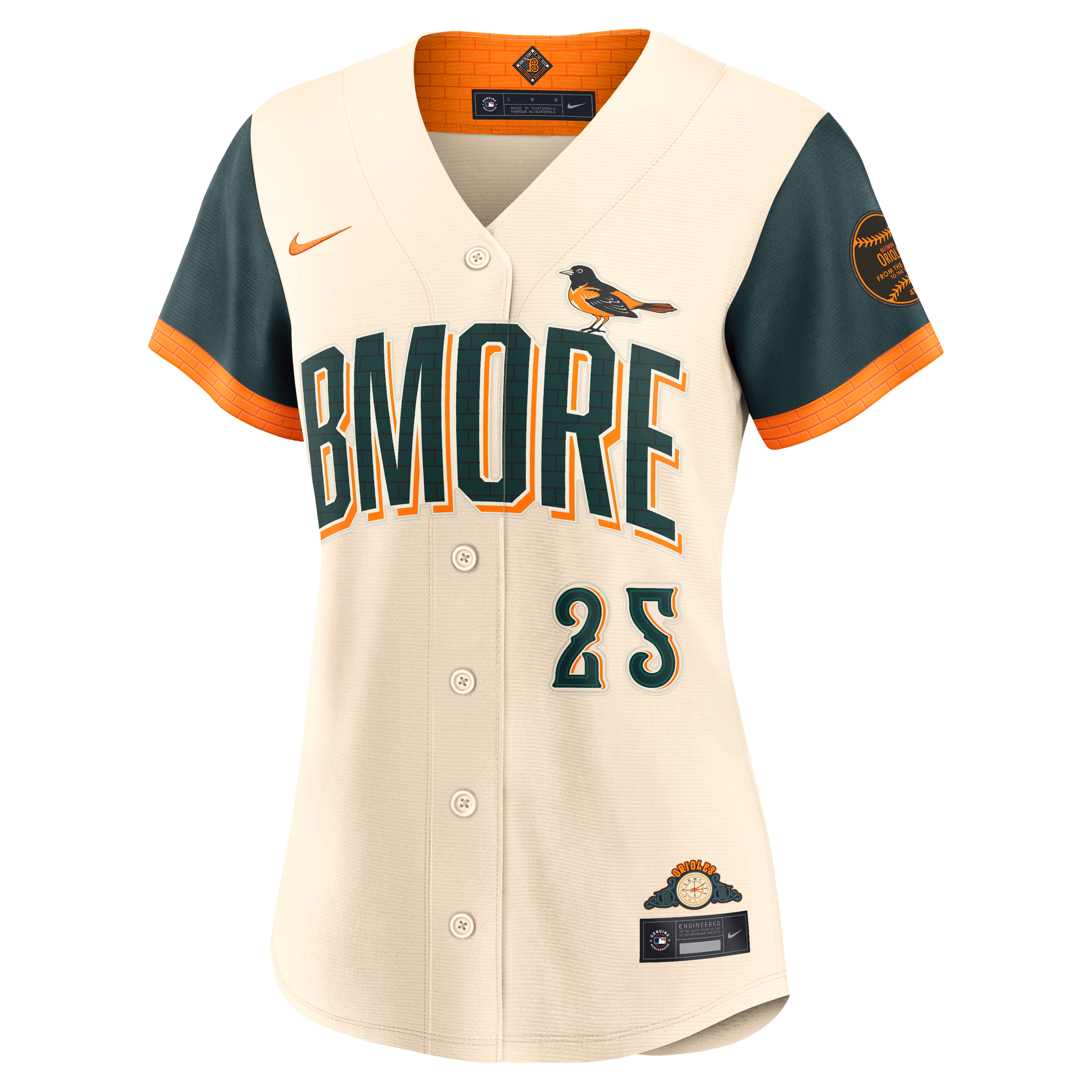Women's Baltimore Orioles Pete Alonso #25 Cream 2026 City Connect Stadium Jersey