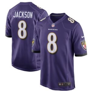 Lamar Jackson Baltimore Ravens  Game Player Jersey - Purple
