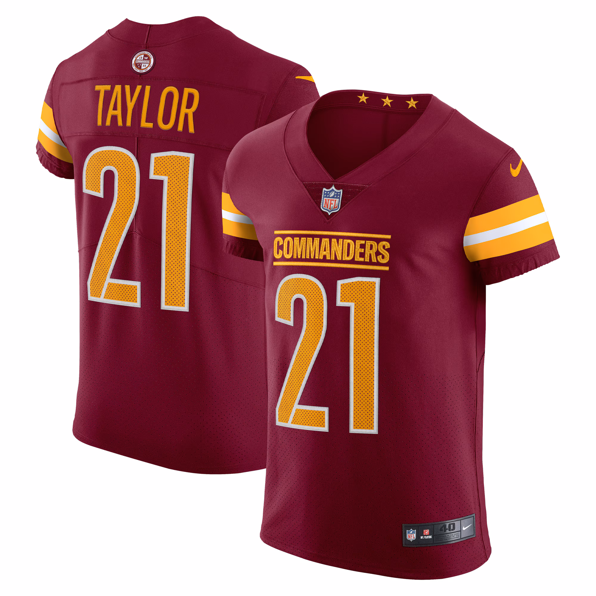 Sean Taylor Washington Commanders Vapor Elite Retired Player Jersey - Burgundy