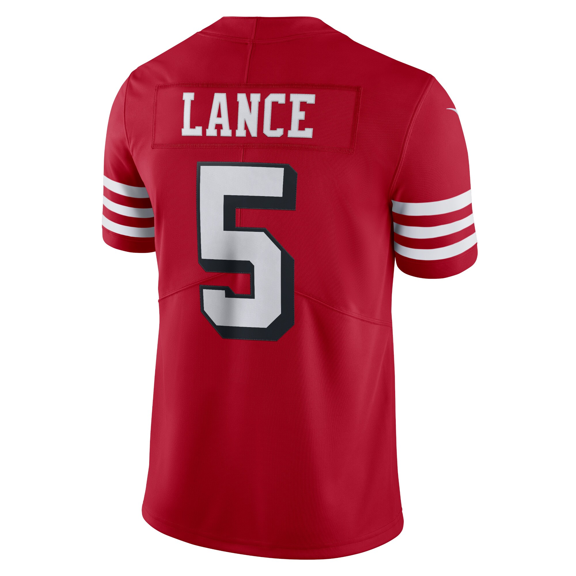 Trey Lance San Francisco 49ers Alternate Vapor Limited Jersey - Scarlet - Image 3