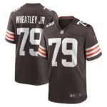 Tyrone Wheatley Cleveland Browns  Team Game Jersey - Brown
