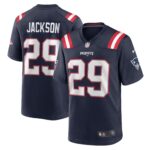 JC Jackson New England Patriots  Game Jersey -  Navy
