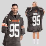 Adult M.G 95 Captain Cleveland Football Unisex Blanket Hoodie